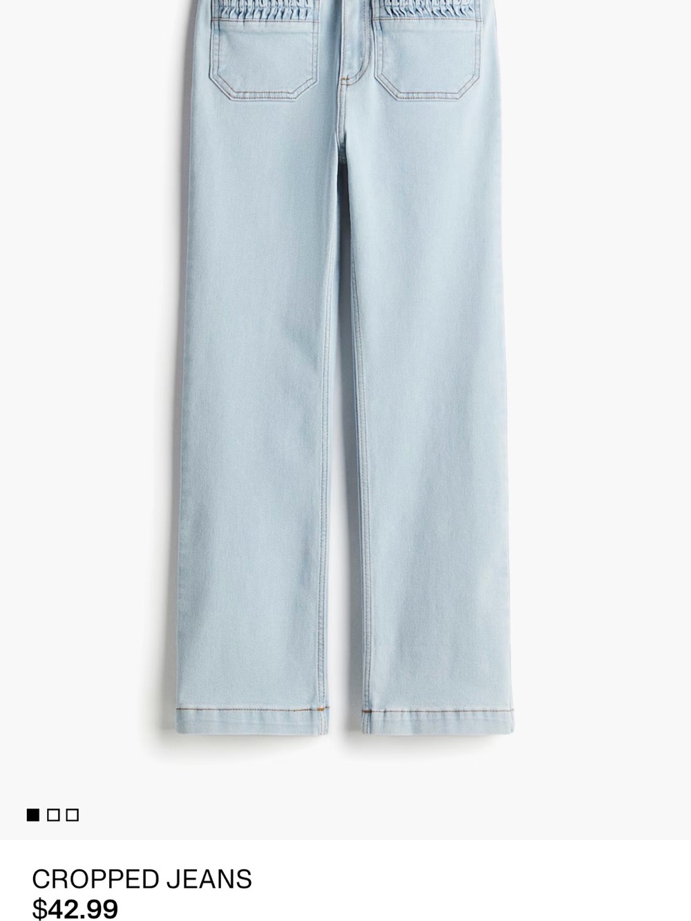 H&M Light Blue Cropped Women's Jeans